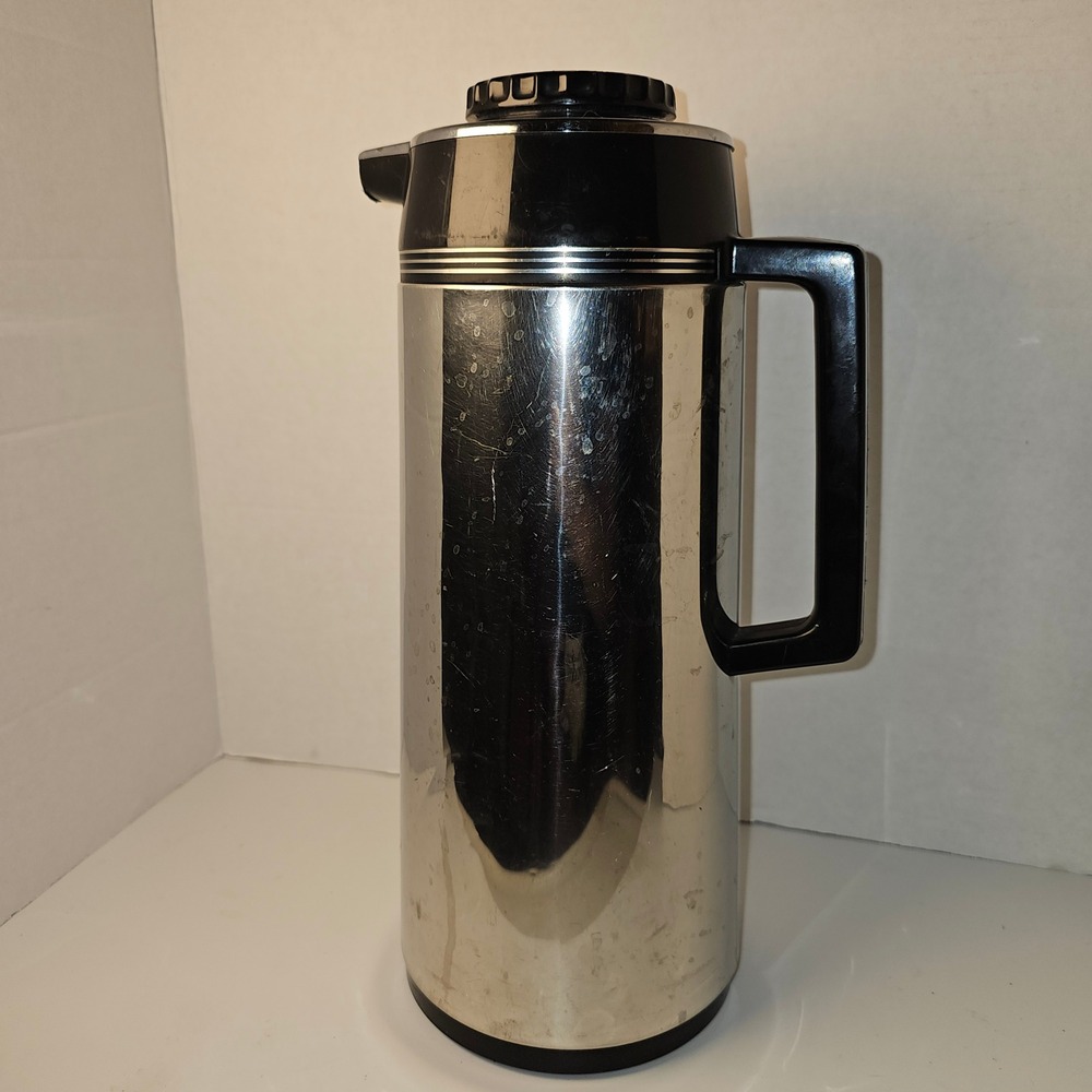 MCM Elephant Zojirushi Thermal Carafe 1.6L Stainless Steel Air Pot Made Japan - Picture 4 of 8